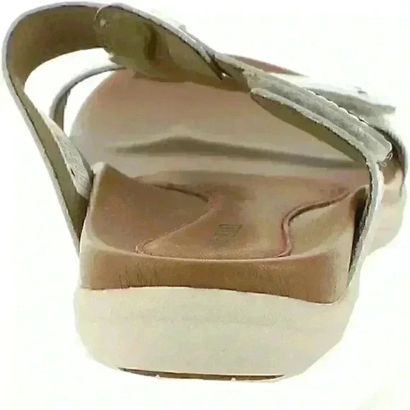 Cobb Hill Rubey Perf Slide Womens Sandal 10 BM US WhitePewter SAVE $30 - Picture 7 of 13
